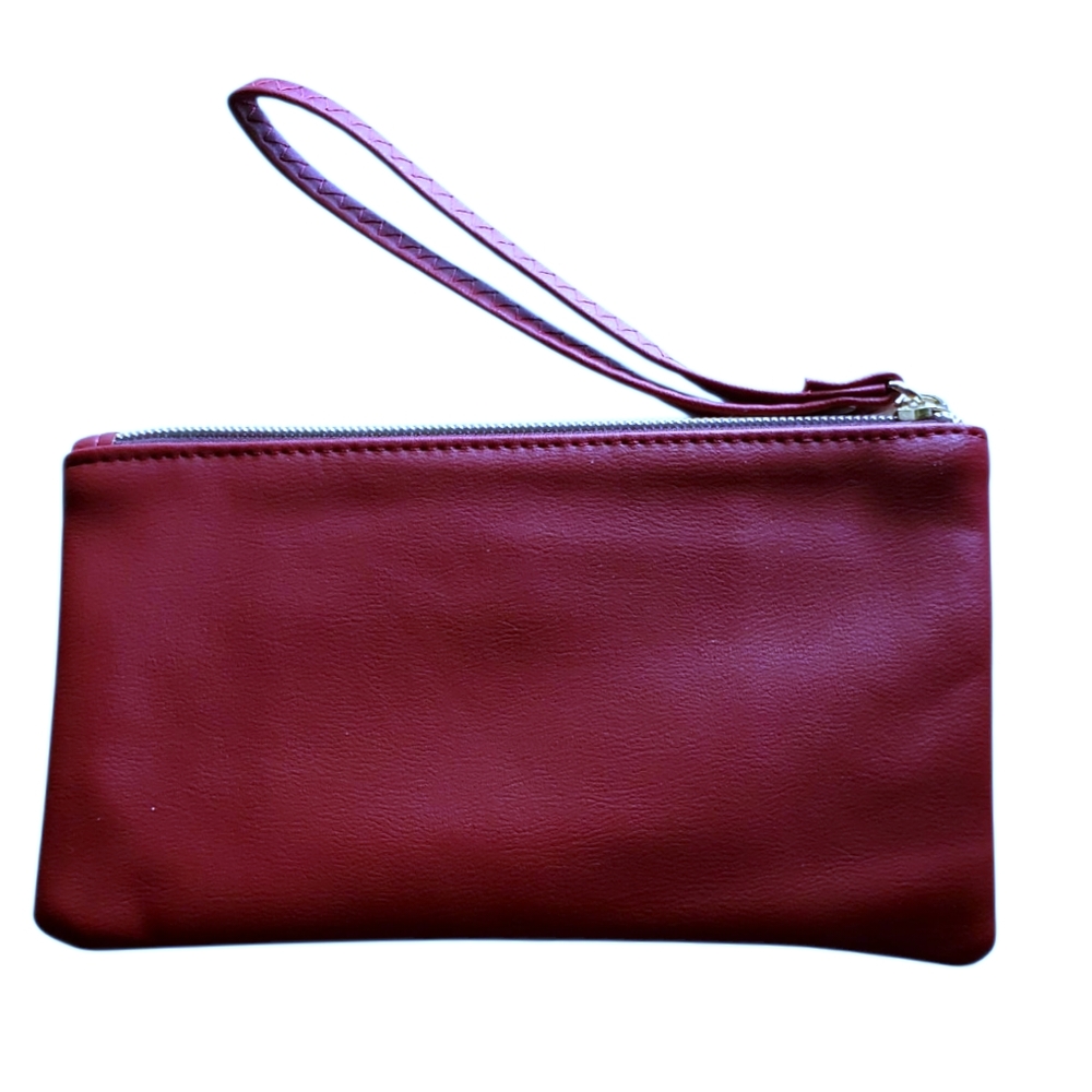 Wine Red Bumble Bee Wristlet/Clutch - Picture 2 of 6
